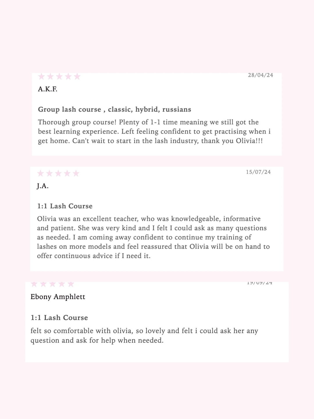 1-1 Lash Extension Refresher Course