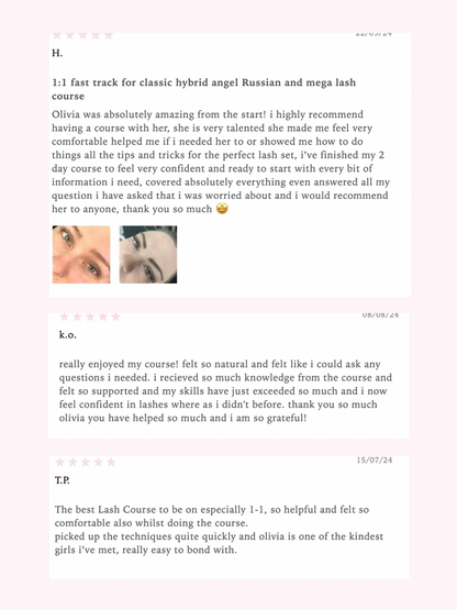 Classic Lash Extension Course