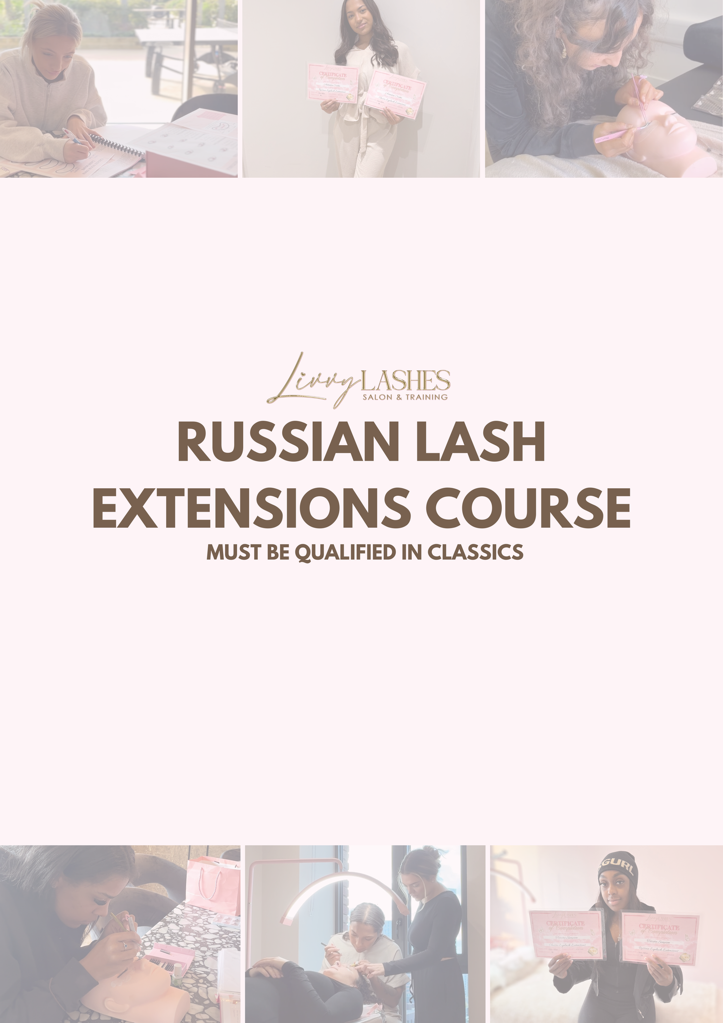 Russian Eyelash Extension Course (+ hybrids, angels + wispy lashes)