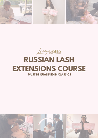 Russian Eyelash Extension Course (+ hybrids, angels + wispy lashes)