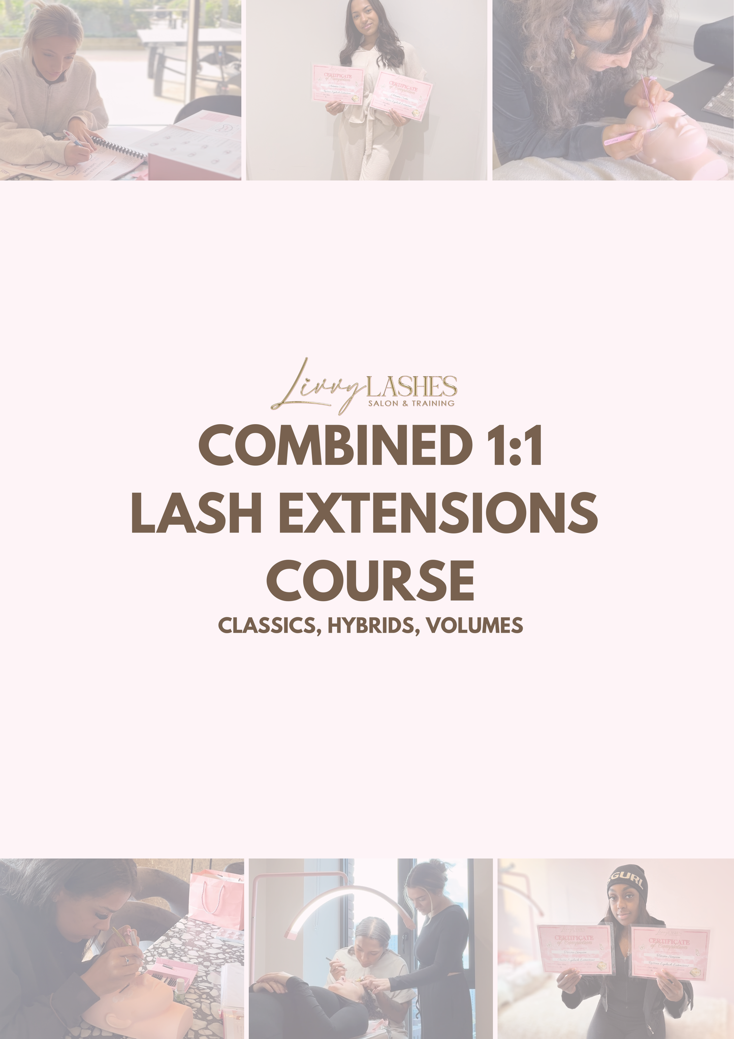 Combined 1:1 Lash Extensions 2 Day Course