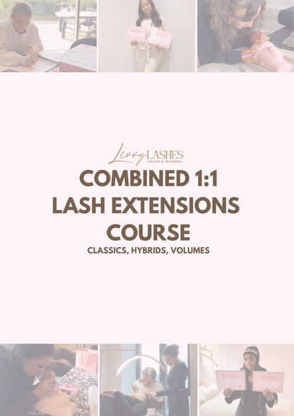 Combined 1:1 Lash Extensions 2 Day Course